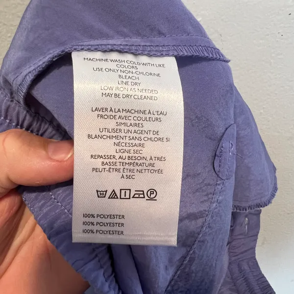 Anthropologie - Maeve Seamed Wide-Leg Track Pants Athletic Casual Travel Purple - Image 7