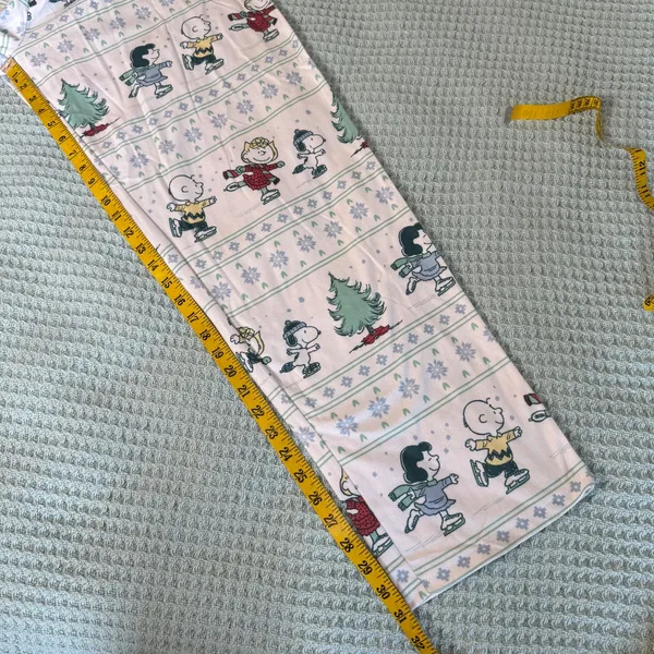 NWT Peanuts Pajama Set Womens Medium Snoopy Charlie Brown Lucy Sally Christmas - Image 13