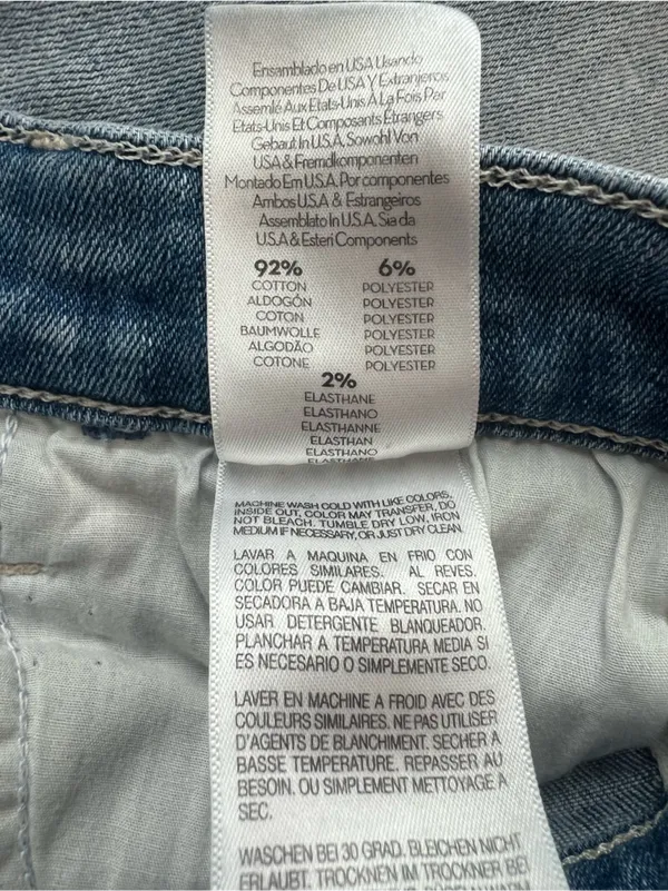 Mother Denim Women’s The Hustler Ankle Fray Cropped Jeans in Knock on Wood 26 - Image 10