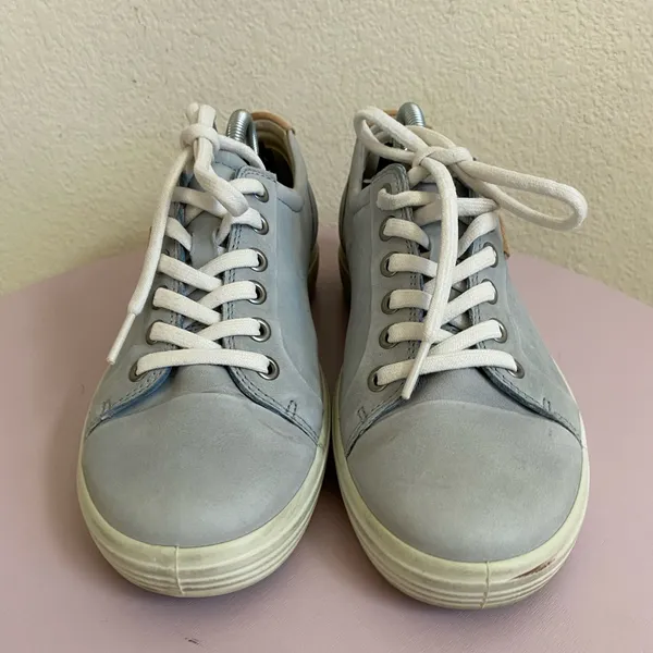 Ecco Light Blue Womens shoes size 38 Aka 7 - Image 9
