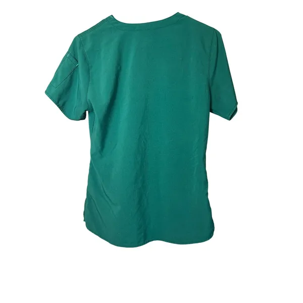 Carhartt Women's Dark Green Scrub Top - Image 3
