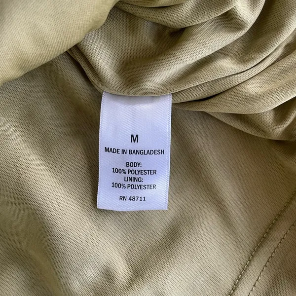 Ophelia Roe Olive Green Textured Flowy Blouse Top Size Medium NWT - Image 6