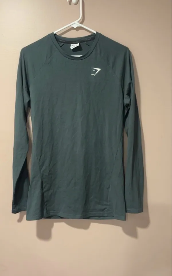 New Men’s Gymshark Critical 2.0 Warm-up Fitted Longsleeve Shirt - Image 2