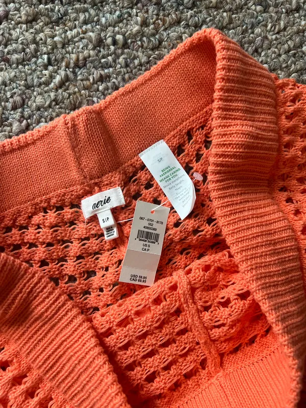 aerie crochet beach cover up pants - Image 2