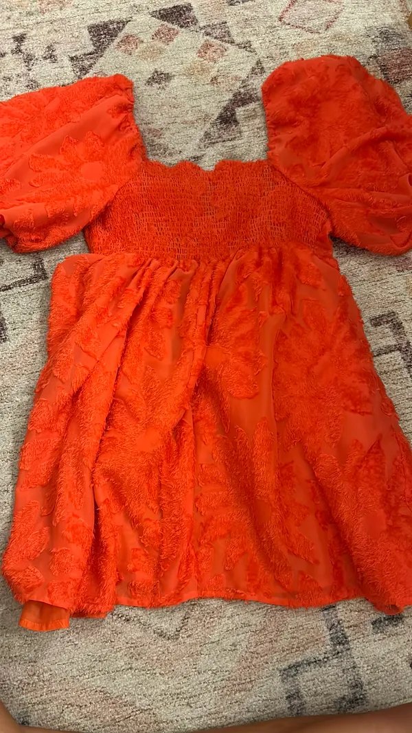 Future collective Dress Orange - Image 3