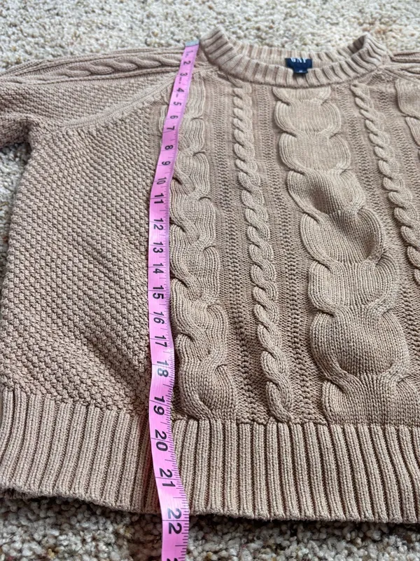 GAP Cable Knit Crewneck Sweater - Image 5