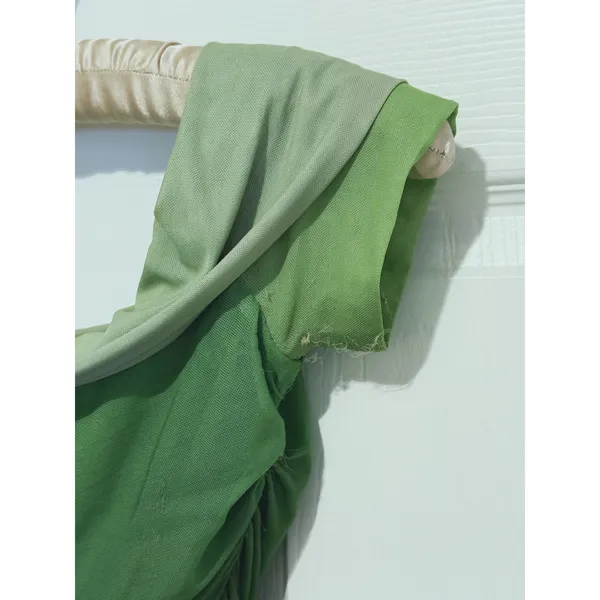 Bardot Aurelia Mesh Off Shoulder Top Womens Medium Green Ombre Y2K Fairy Rave - Image 8