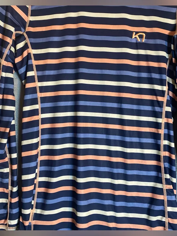 KARI TRAA Sjølvsagt Long sleeve multi color women’s top‎ size large - Image 6