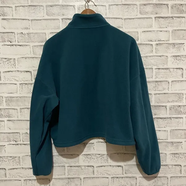 Fabletics Teal Half-Zip Fleece Pullover - Image 2