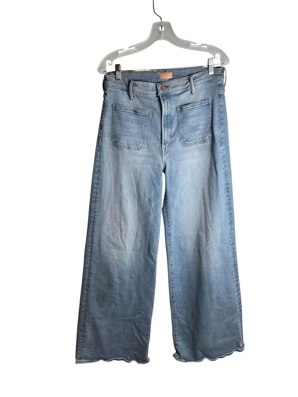 MOTHER Undercover Sneak Patch Pocket Wide Leg Jeans 31 - Image 2