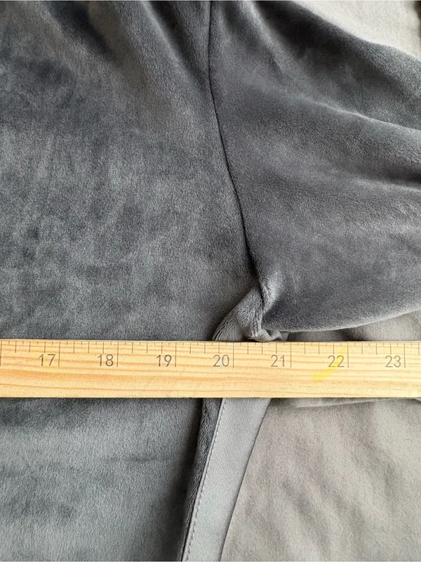 White House Black Market Slate Gray Draped Boatneck Long-Sleeve Top - Image 9