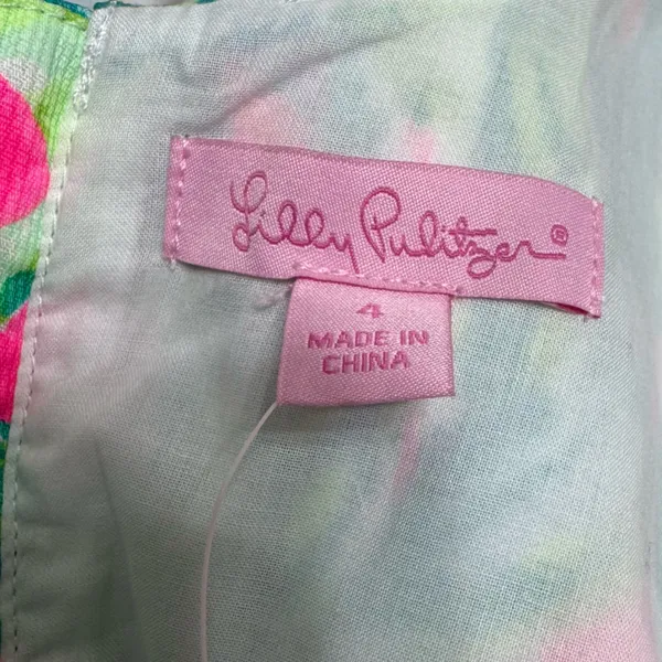 Lilly Pulitzer Mila Shift Dress Guac & Roll Avocado Green Pink 4 NWT Designer - Image 5