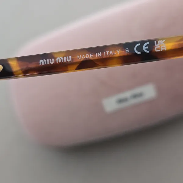 Authentic Miu Miu Regard Sunglasses With Box - Image 9