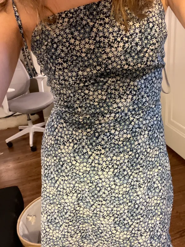 Abercrombie blue floral dress - Image 6