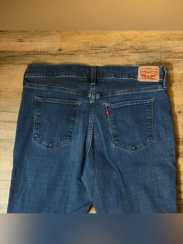 Levi's 315 Shaping Bootcut Jeans Blue Denim Size 32 - Image 5