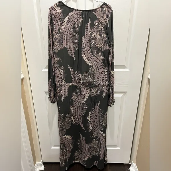 FREE PEOPLE Out Of The Woods Dress With Side Splits Size Medium - Image 7