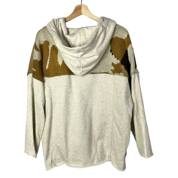 Boutique POL French Terry Camo Pullover Hoodie Sweatshirt S‎ - Image 2