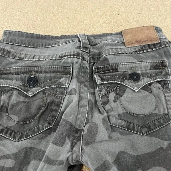 True-religion Women's Grey and Black Jeans - Image 3