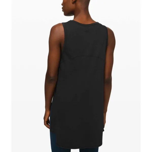 LULULEMON Long For Length Workout Tank‎ Black XS - Image 2
