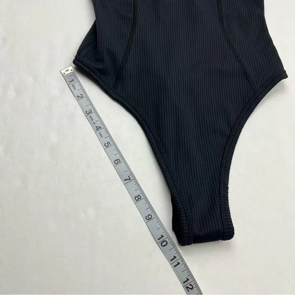 For‎ Love & Lemons Ribbed Black Bodysuit Tank Thong Back Womens Size XS NEW - Image 8
