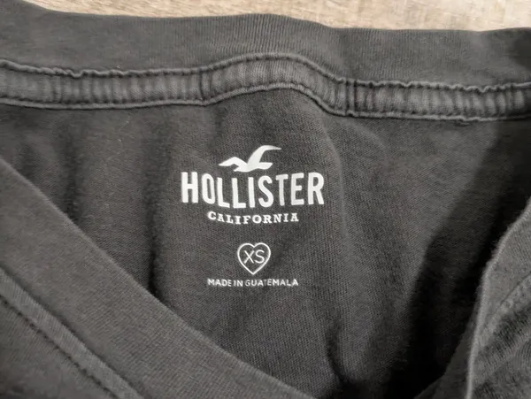 Hollister California Gray Long Sleeve T-shirt Size XS Y2K - Image 3