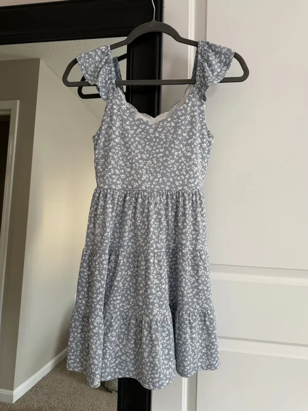 Monteau Dress Floral Blue - Image 2