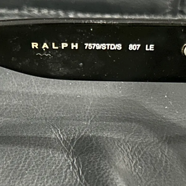 Vintage Ralph Lauren Stylish Black Sunglasses - Image 6