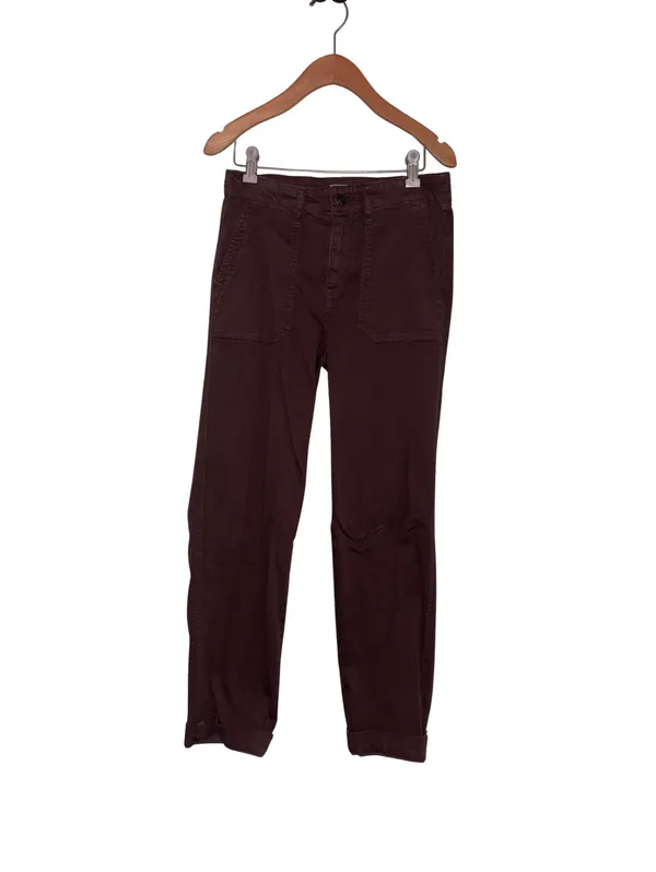 Studio Blue Brown Relaxed Utility Pocket Pants - Image 6