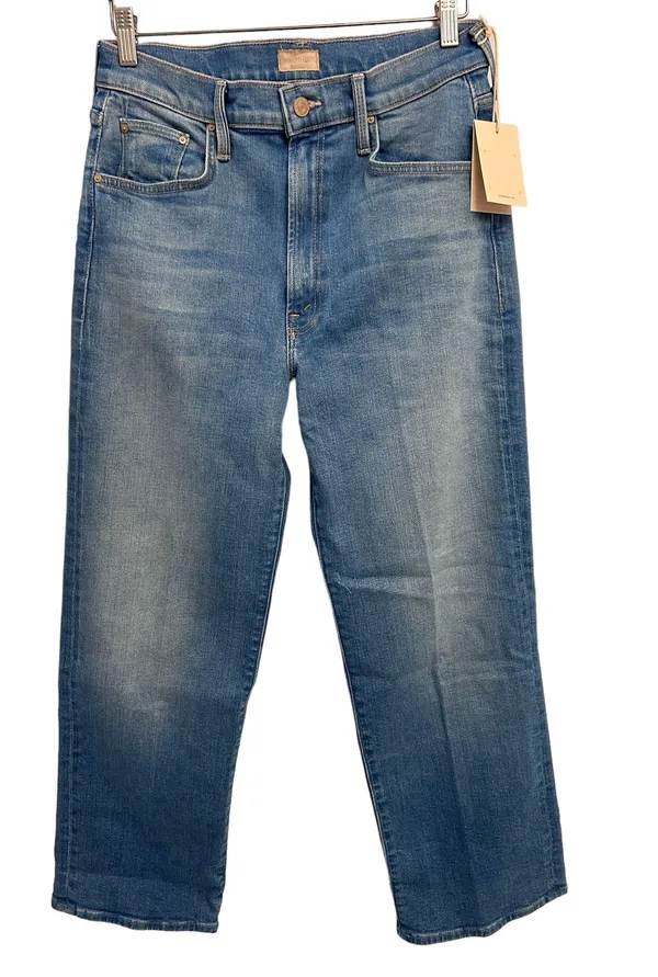 Mother NWT The Rambler Zip Ankle Jeans Wash Going Dutch Size 30 - Image 6