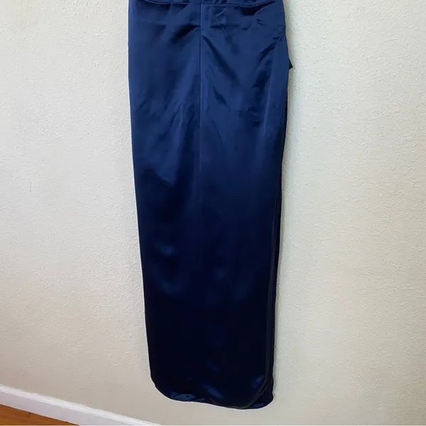 HOUSE OF CB 'Roxanne' Navy blue Thigh Slit Maxi Dress NWOT size M‎ - Image 13