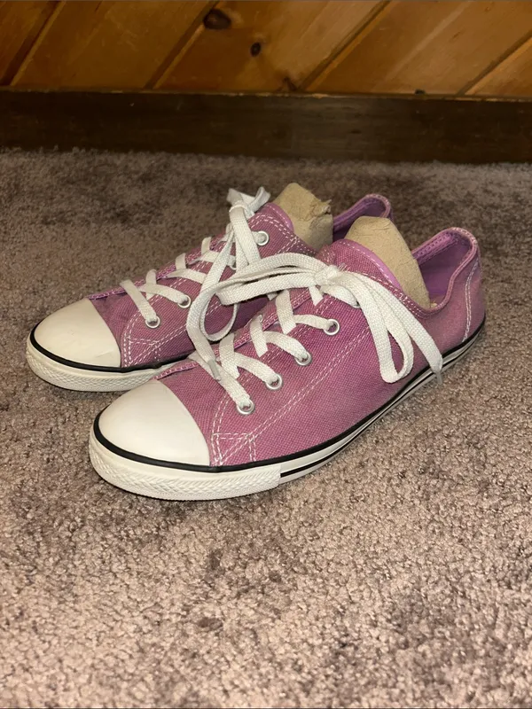 Converse Chuck Taylor all star low top Orchid purple sneakers - Image 2