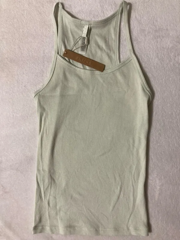 SKIMS Cotton Rib Long Tank Top S - Image 4