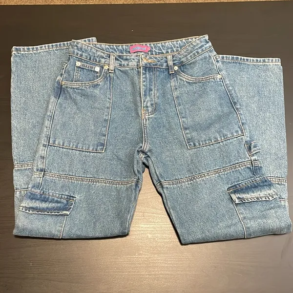 Edikted Jaimie Cargo Jeans Y2K 2000s Grunge - Image 6