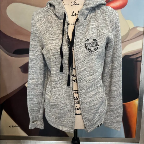 Victorias Secret Pink Las Vegas RARE Bling Cherry Hoodie - Image 3