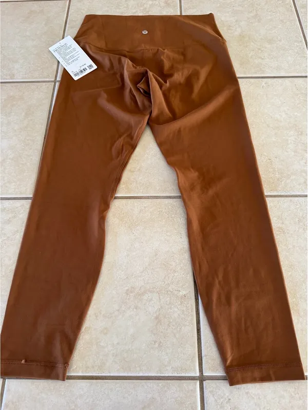 Lululemon Align High Rise 25” Copper Brown Size 10 NWT - Image 2