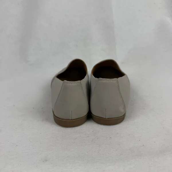 Franco‎ Sarto Factor Loafers Womens 9M Laser Cut Perforated Slip On Gray Taupe - Image 5
