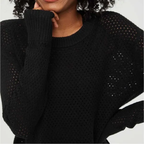 Aerie Offline open knit sweater - Image 3
