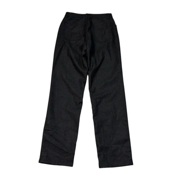 *NWOT Eddie Bauer Pant Womens Size 4 Gray Wool Blend Straight Leg Lined Acadamia - Image 2