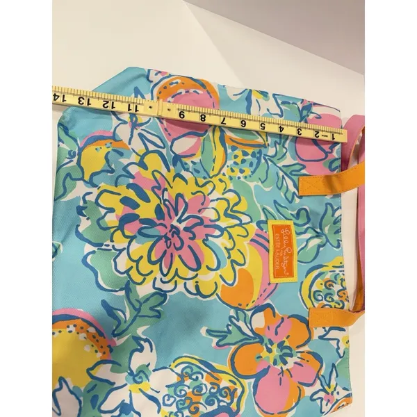 Lilly Pulitzer Estee Lauder Beach Tote Bag Resort Vacation Canvas Purse Limited - Image 4