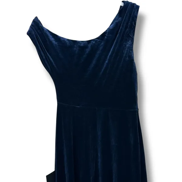 NEW Lulus Coveted Confidence Off-The-Shoulder Velvet Asymmetrical Maxi Dress - Image 8