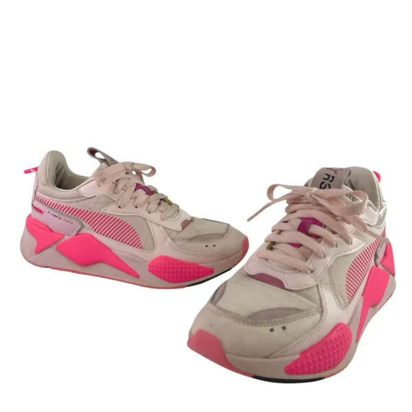 PUMA RS-X Soft Women's Pink Low Top Lace Up Athletic Running Sneakers Shoes Sz 8 - Image 5