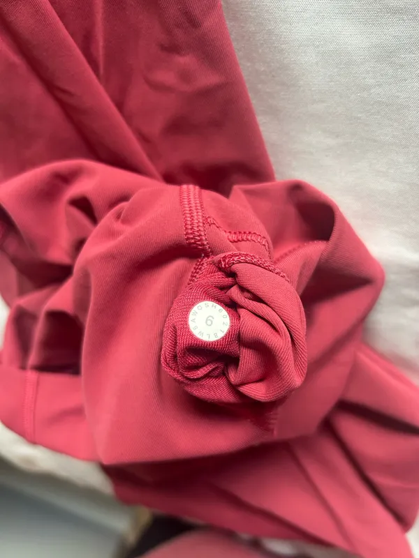 Pink Lululemon Winder Under Leggings - Image 2