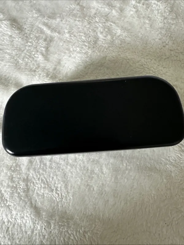Coach Black Eyeglass Case with Gold Logo Interior - Image 4