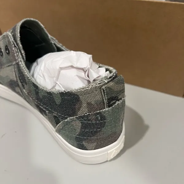 Camouflage Slip-On Sneakers by sbicca Size 8 - Image 2