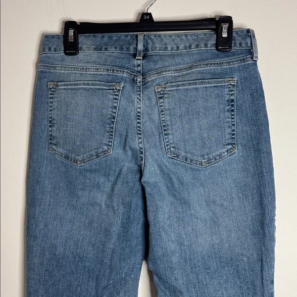 Eddie Bauer Specially dyed Blue Curvy Bootcut Jeans size 6 - Image 4