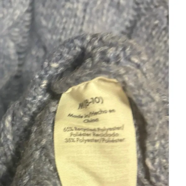 No Boundaries Blue V Neck‎ Sweater Size Medium - Image 5