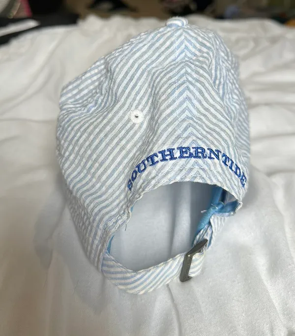Southern Tide Seersucker Hat - Image 2