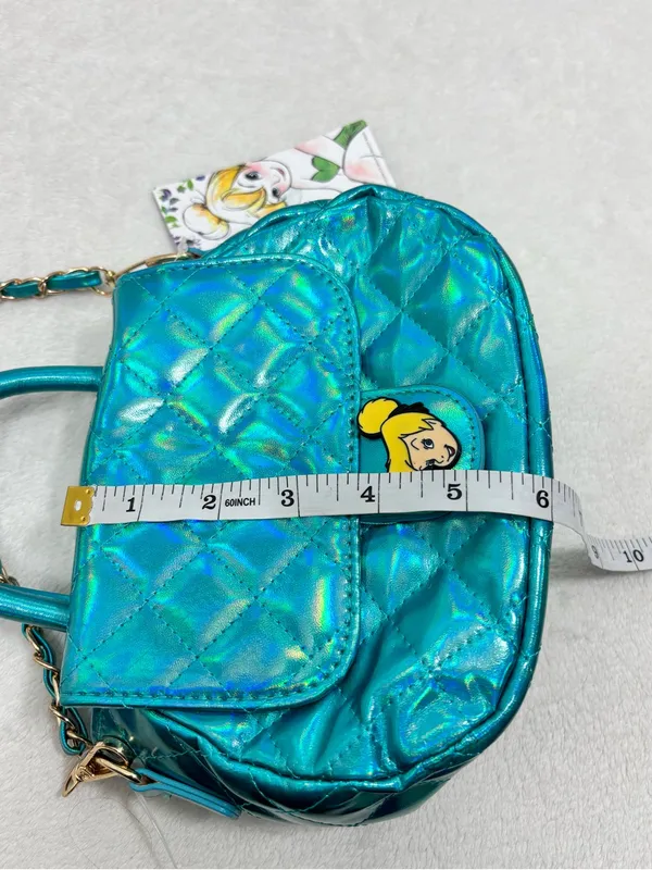 Disney Tinkerbell Character Handbag Quilted Mini Crossbody Bag NEW - Image 6
