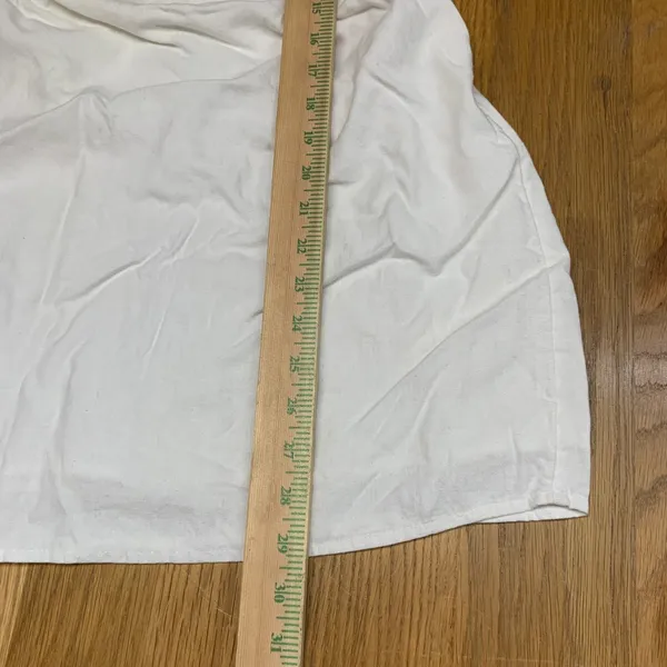 Aerie Women White‎ Linen Blend Cutout Side Tie Mini Dress Summer Size Small S P - Image 3