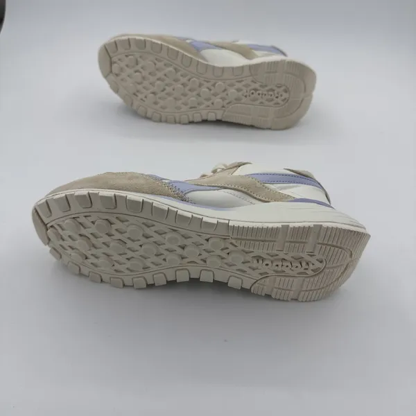 Reebok Classic Nylon Women's Sneaker Running Shoe Athletic Cream & Purple - Image 5
